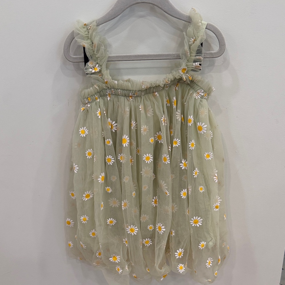 Daisy Tulle Dress with Ruffle Straps